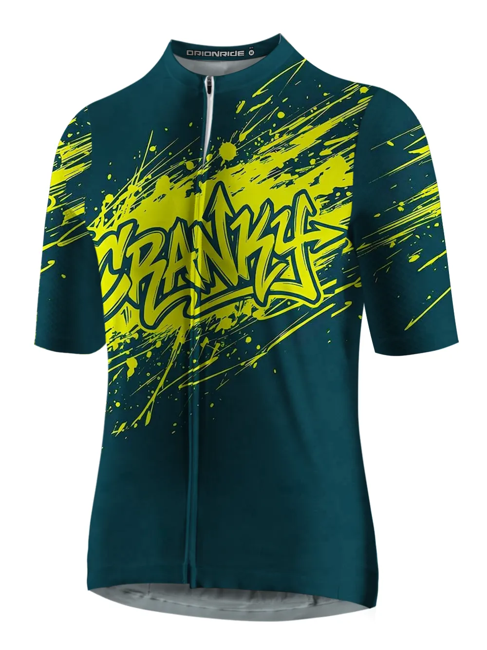 Orionride Artistic Ink Splash Short Sleeves Cycling Jersey sold by Orionride product image thumbnail 2