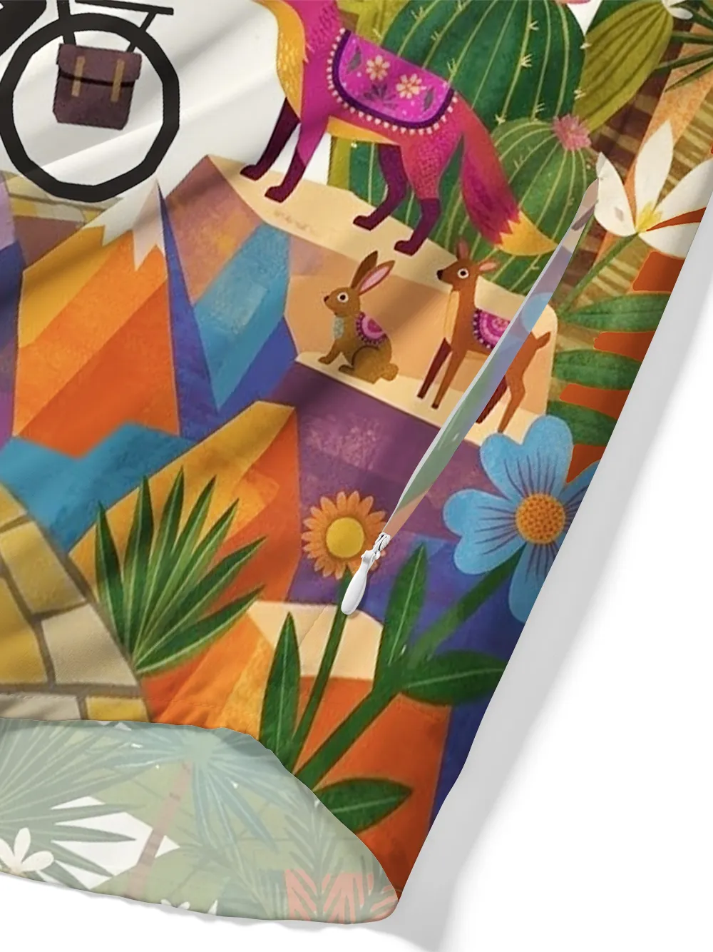 Orionride Cycling Decorative Painting Zipper Pockets Ultra Lightweight Short Sleeves Gravel Shirt sold by Orionride product image thumbnail 5