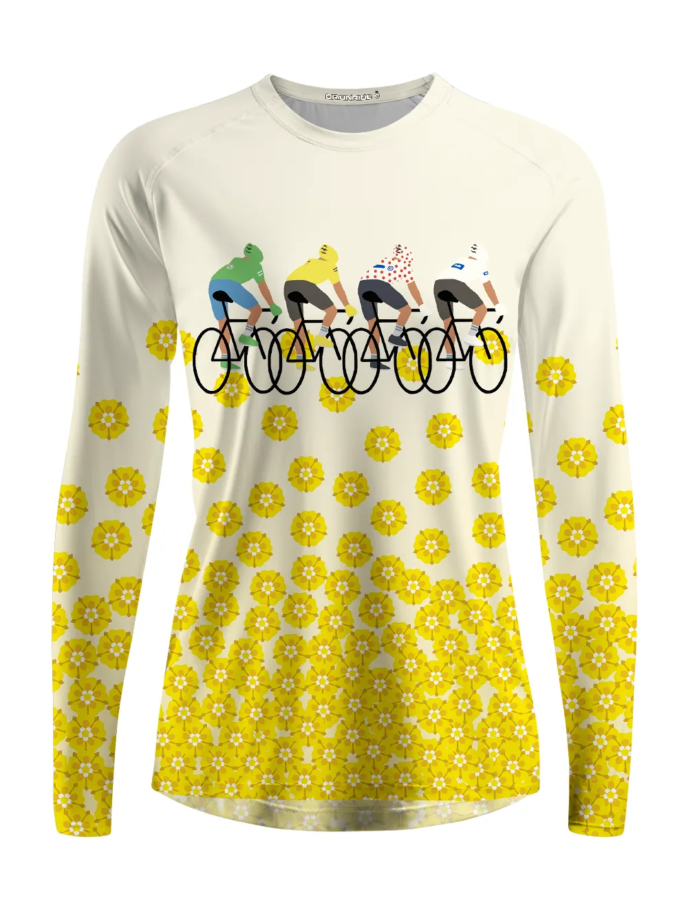 Orionride Pedal To The Bloom Women's Quick Dry Downhill Jersey sold by Orionride product image thumbnail 3