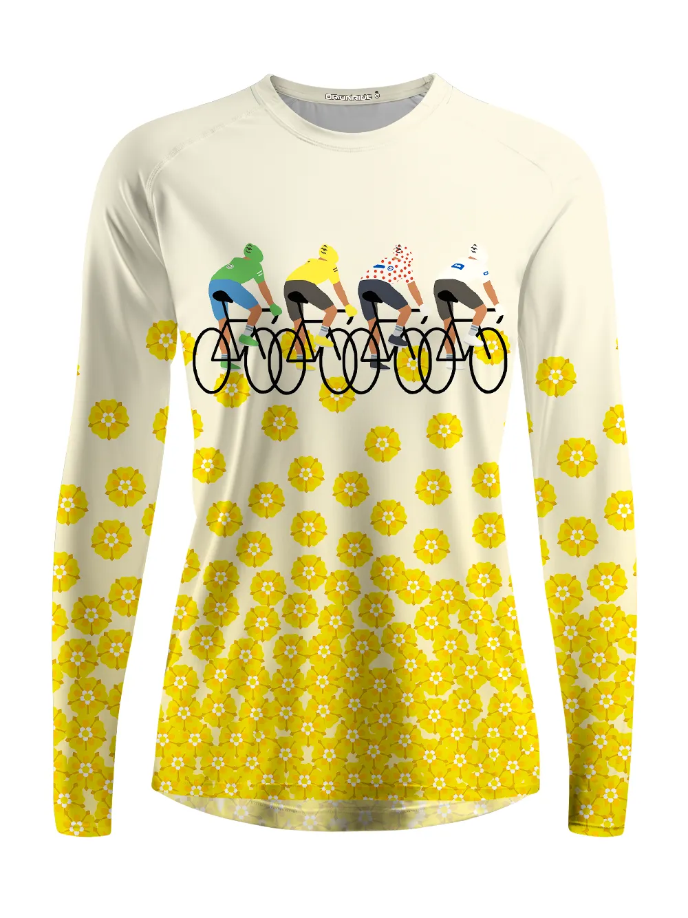 Orionride Pedal To The Bloom Women's Quick Dry Downhill Jersey sold by Orionride product image thumbnail 2