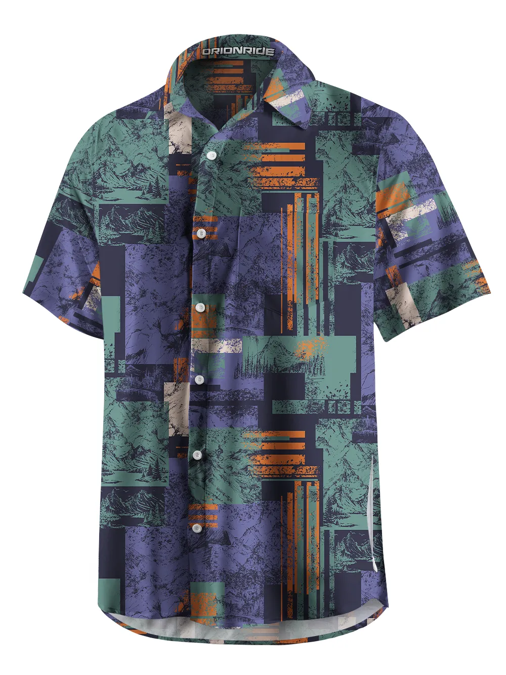 Orionride Recalling Cycling Scenes Zipper Pockets Ultra Lightweight Short Sleeves Gravel Shirt sold by Orionride product image thumbnail 2