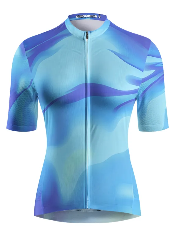 Orionride Neon Ripple Short Sleeves Women's Jersey made by Orionride