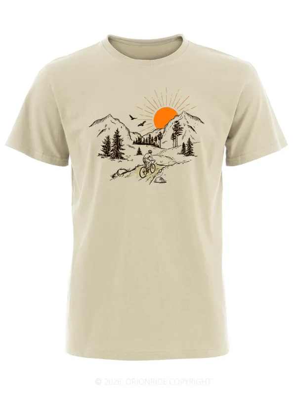 Orionride Mountain and Wilderness Trip Short Sleeves Bike T-Shirt made by Orionride