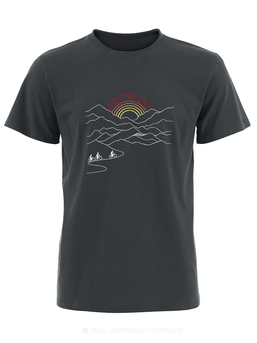 Orionride Rising Sun Short Sleeves Bike T-Shirt sold by Orionride