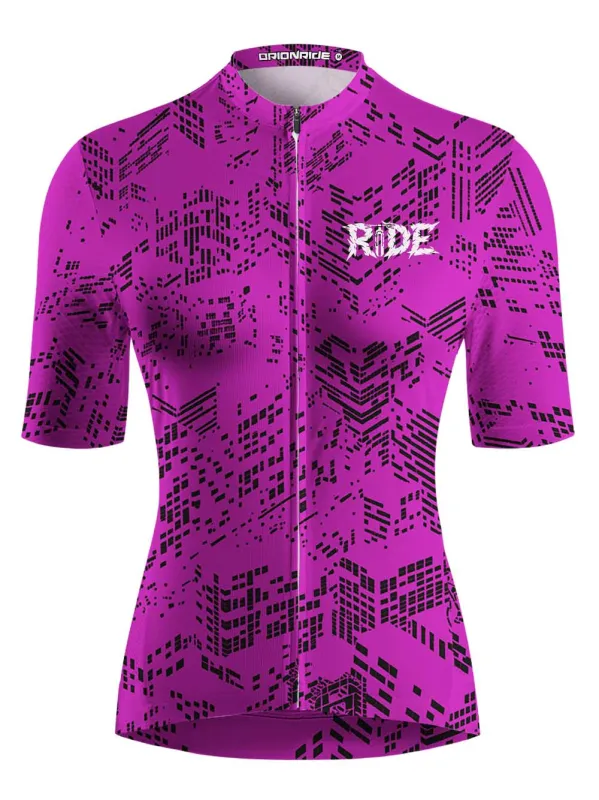 Orionride Vivid Velocity Short Sleeves Women's Jersey made by Orionride