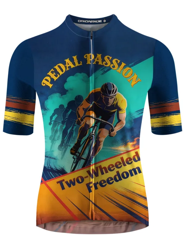 Orionride Pedal Passion Short Sleeves Cycling Jersey made by Orionride