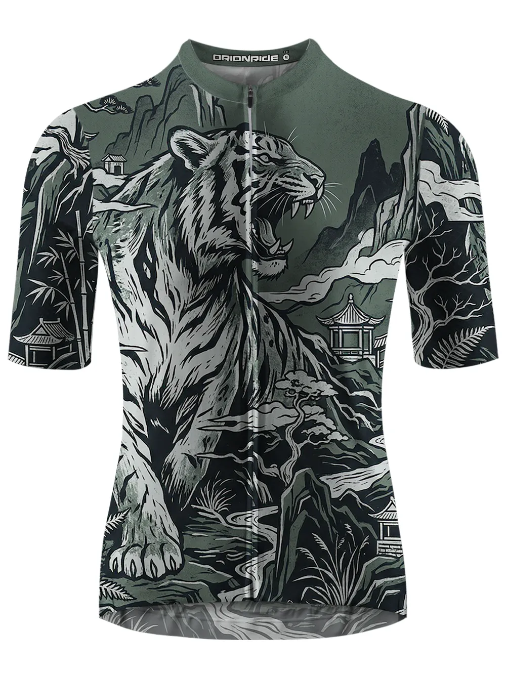 Orionride Roaring Tiger Short Sleeves Cycling Jersey sold by Orionride