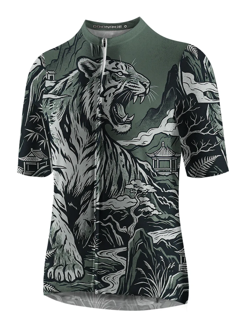 Orionride Roaring Tiger Short Sleeves Cycling Jersey sold by Orionride product image thumbnail 2