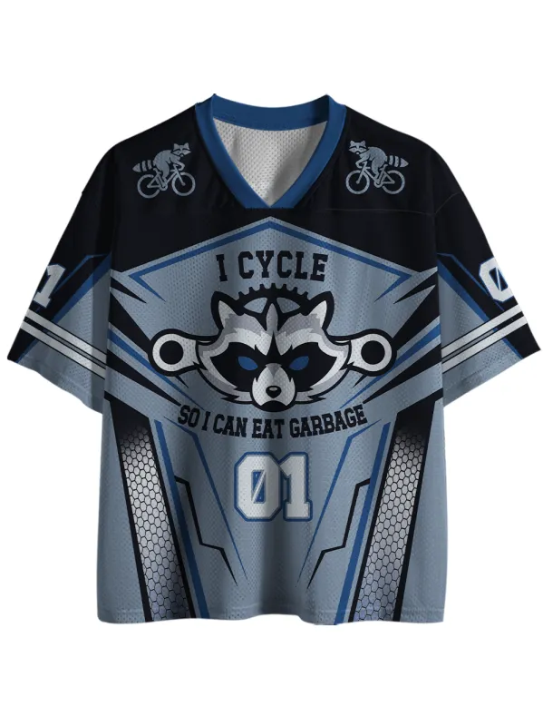 Orionride Fierce Raccoon Mesh Jersey made by Orionride