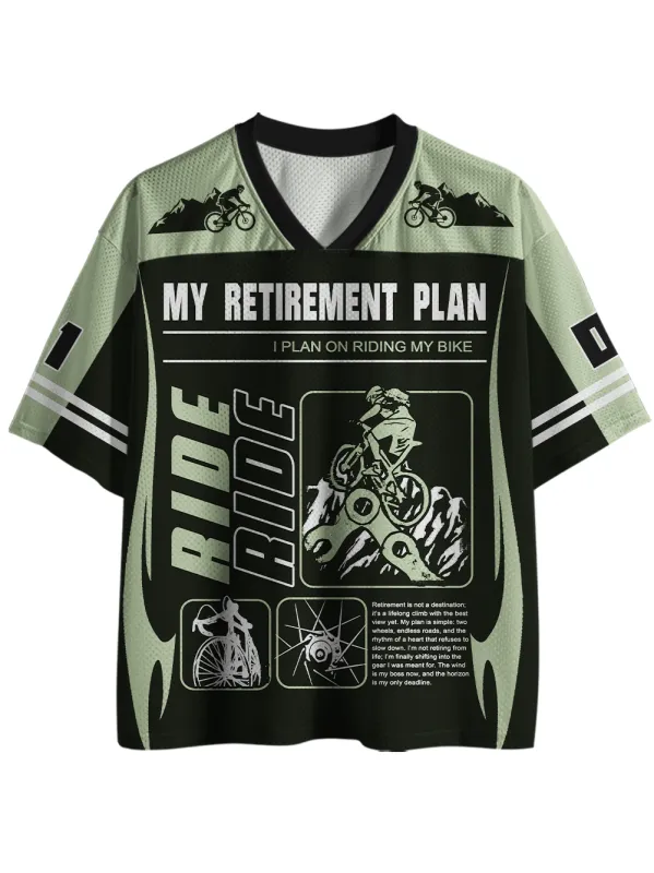 Orionride My Retirement Plan Mesh Jersey made by Orionride