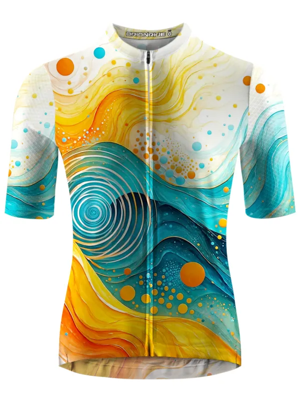 Orionride Addicted To The Vortex Short Sleeves Cycling Jersey made by Orionride