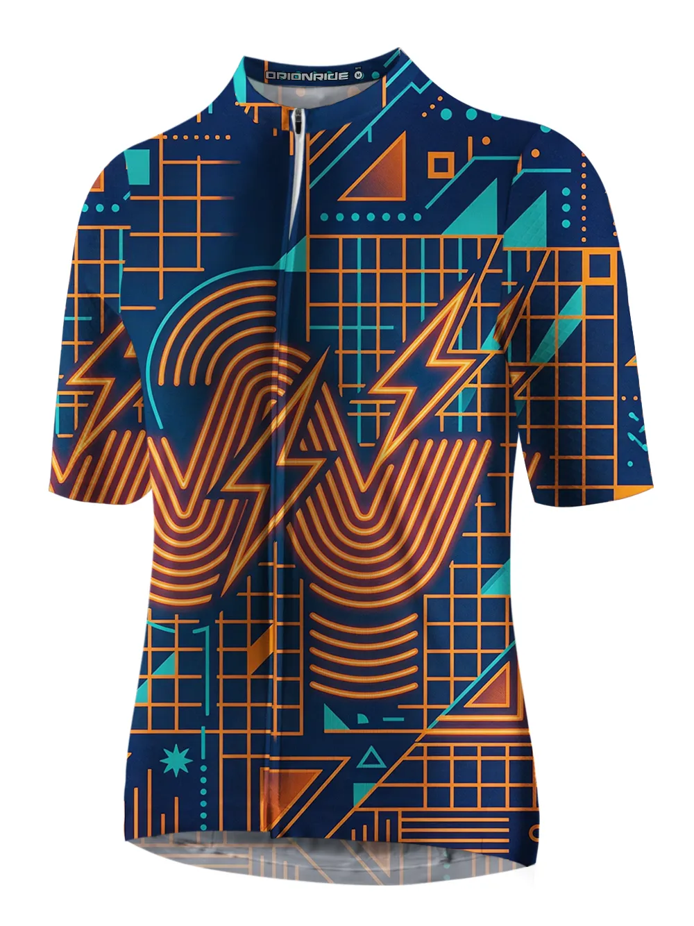 Orionride Fluorescent Lines Short Sleeves Cycling Jersey sold by Orionride product image thumbnail 2