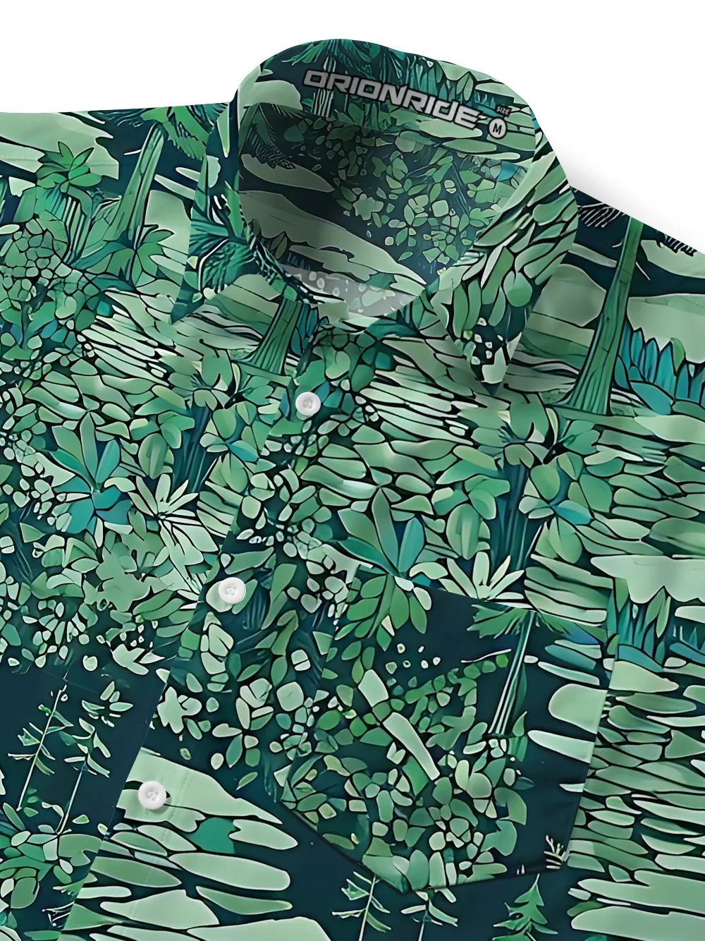 Orionride Wandering Through The Woods Zipper Pockets Ultra Lightweight Short Sleeves Gravel Shirt sold by Orionride product image thumbnail 4