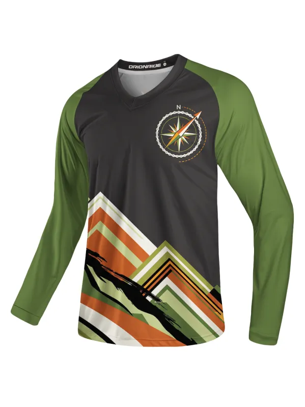 Orionride Direction Of Riding Long Sleeve Downhill Jersey made by Orionride
