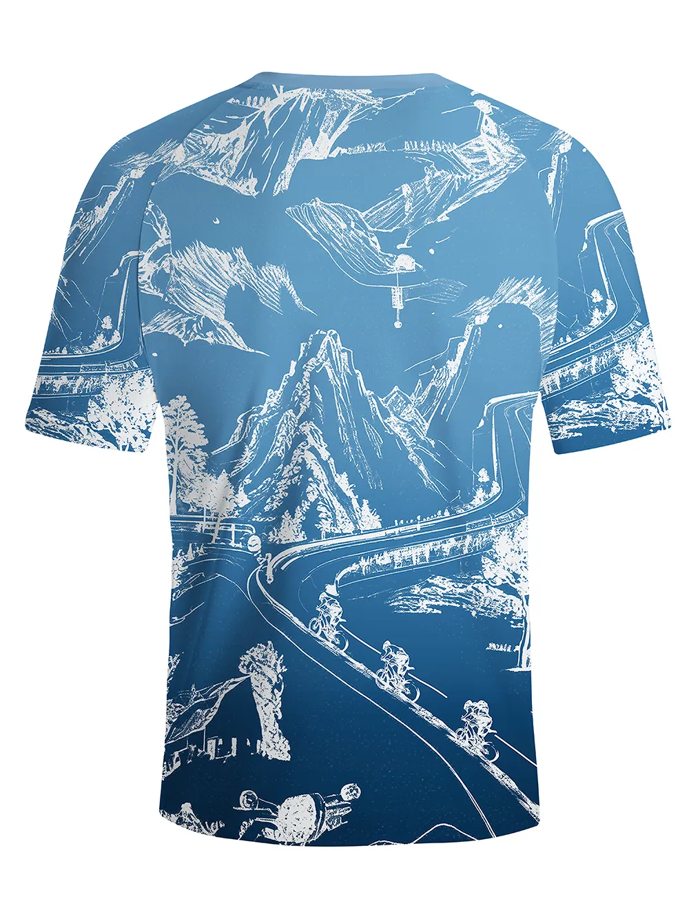 Orionride Road Cycling Men's Lightweight Mesh T-shirt sold by Orionride product image thumbnail 2