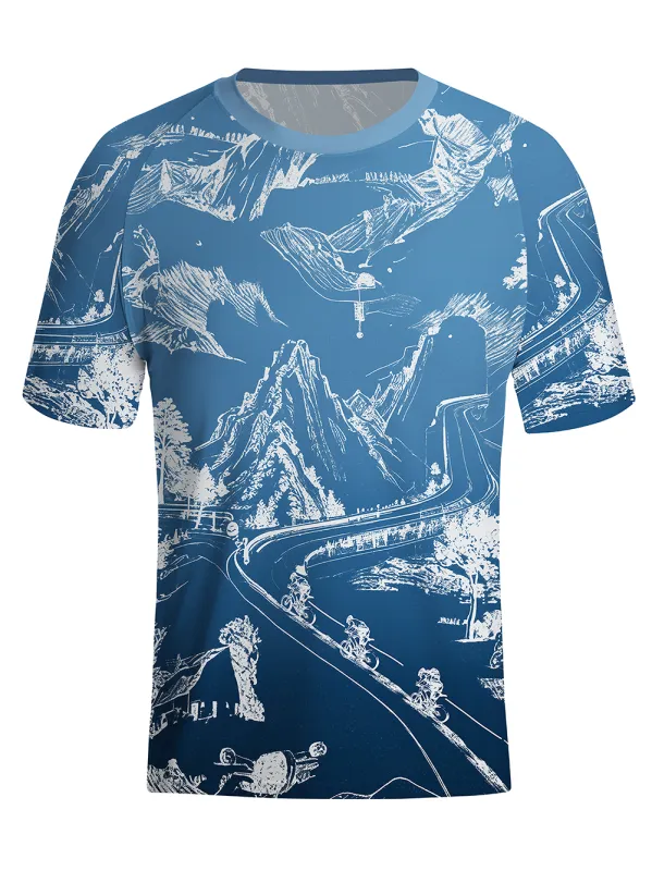 Orionride Road Cycling Men's Lightweight Mesh T-shirt made by Orionride