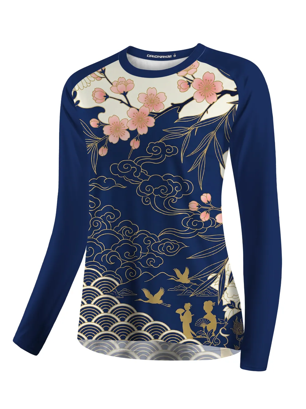 Orionride Peach Blossoms Women's Quick Dry Downhill Jersey sold by Orionride