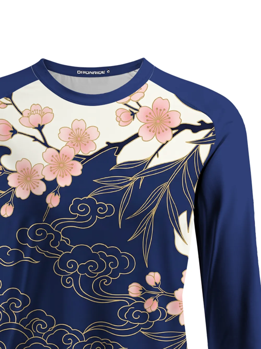 Orionride Peach Blossoms Women's Quick Dry Downhill Jersey sold by Orionride product image thumbnail 4