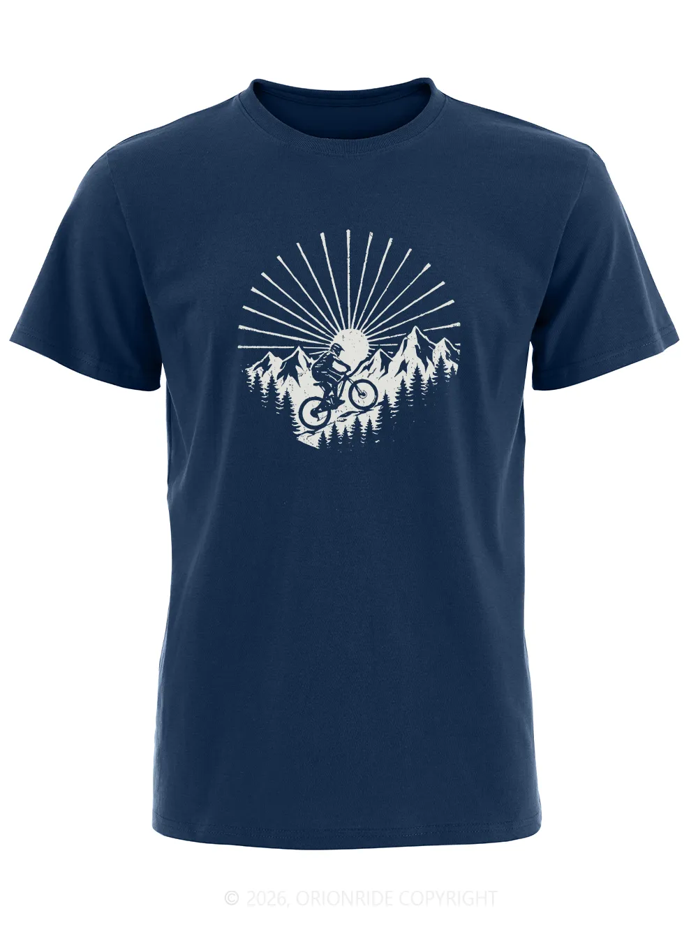 Orionride Hillside Challenge Short Sleeves Bike T-Shirt sold by Orionride product image thumbnail 2