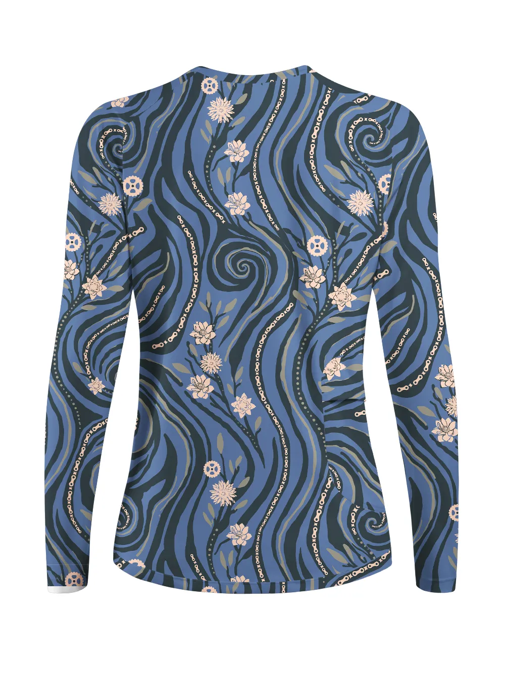 Orionride Chain Vine Flowers Women's Quick Dry Downhill Jersey sold by Orionride product image thumbnail 3