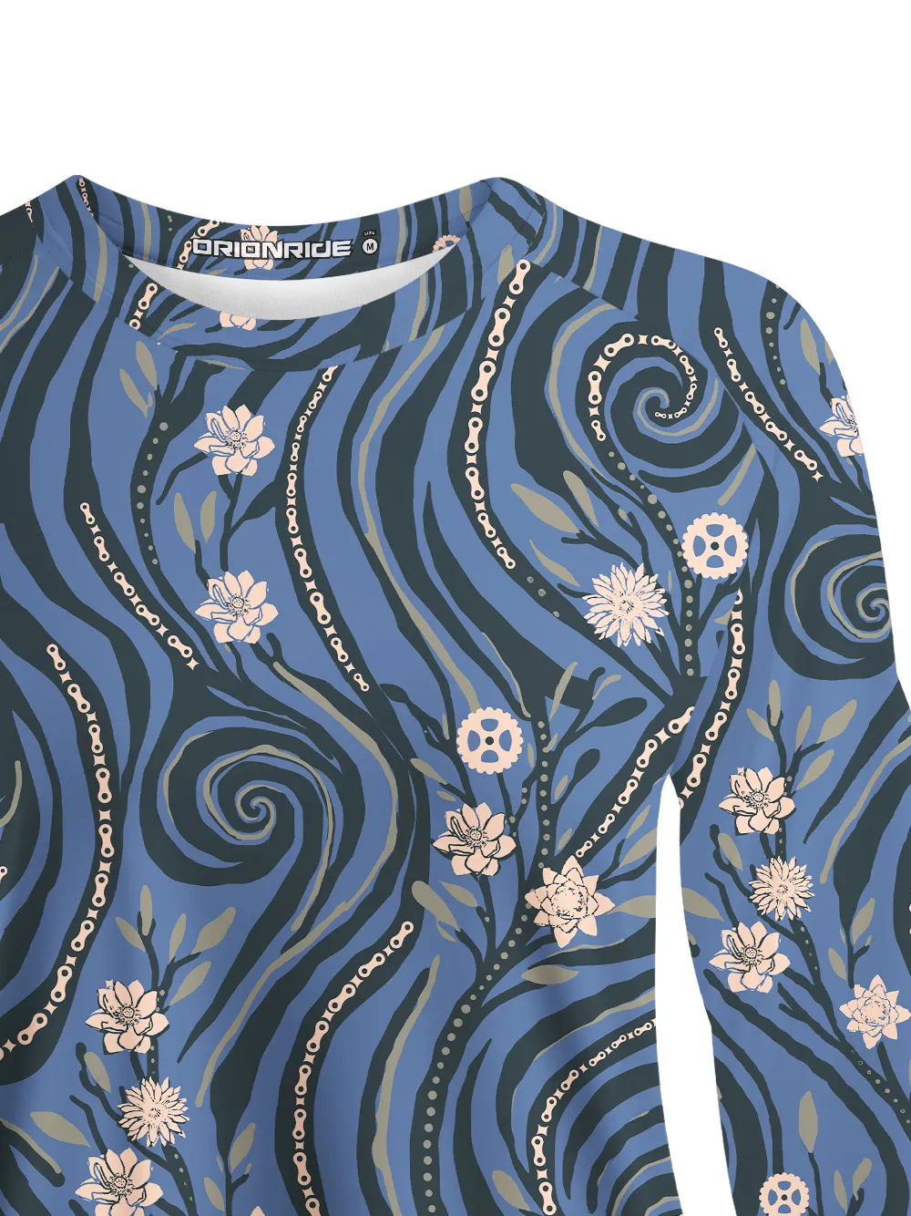 Orionride Chain Vine Flowers Women's Quick Dry Downhill Jersey sold by Orionride product image thumbnail 4