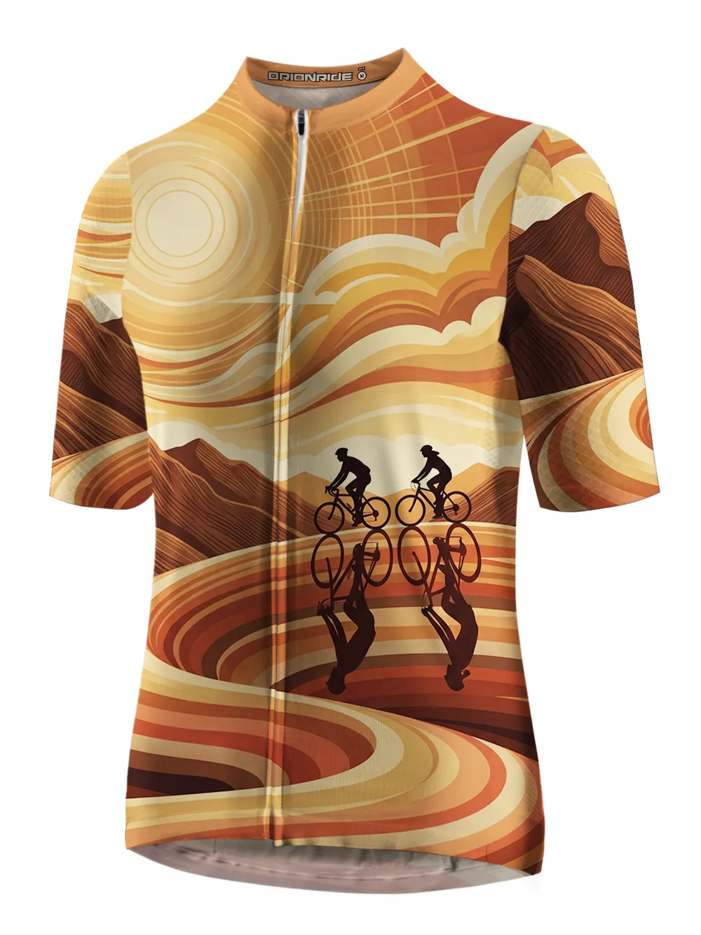 Orionride Desert Travel Short Sleeves Cycling Jersey sold by Orionride product image thumbnail 2