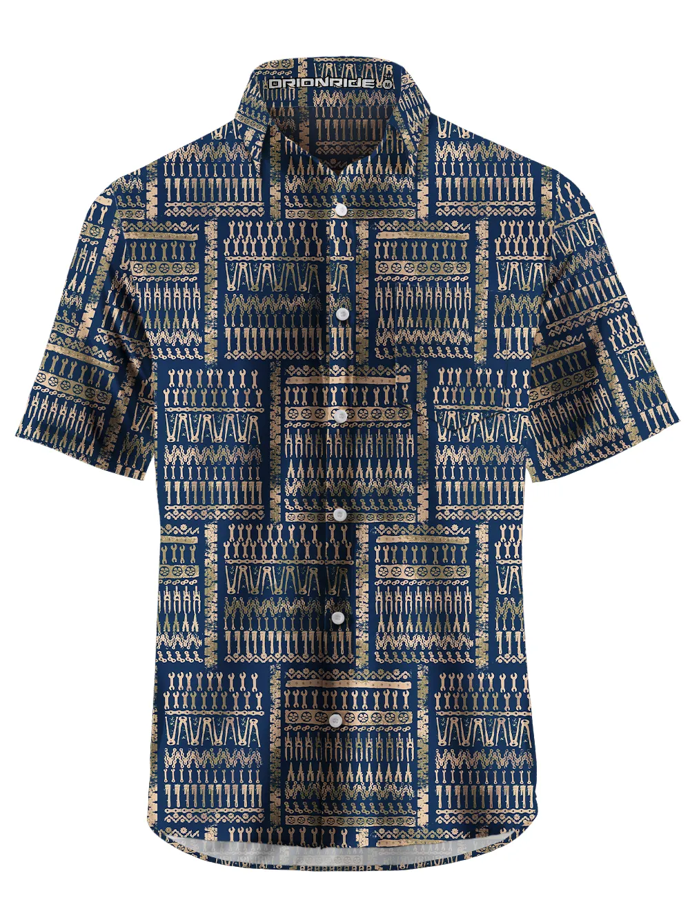 Orionride Wrench Collection Zipper Pockets Ultra Lightweight Short Sleeves Gravel Shirt sold by Orionride