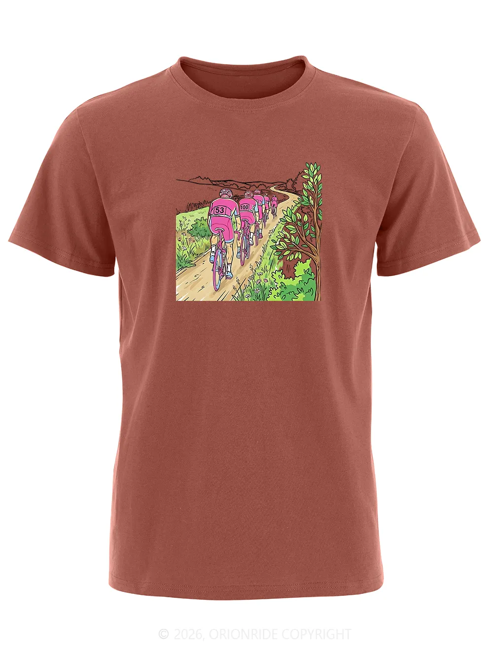 Orionride Ignite Pink Short Sleeves Bike T-Shirt sold by Orionride product image thumbnail 5