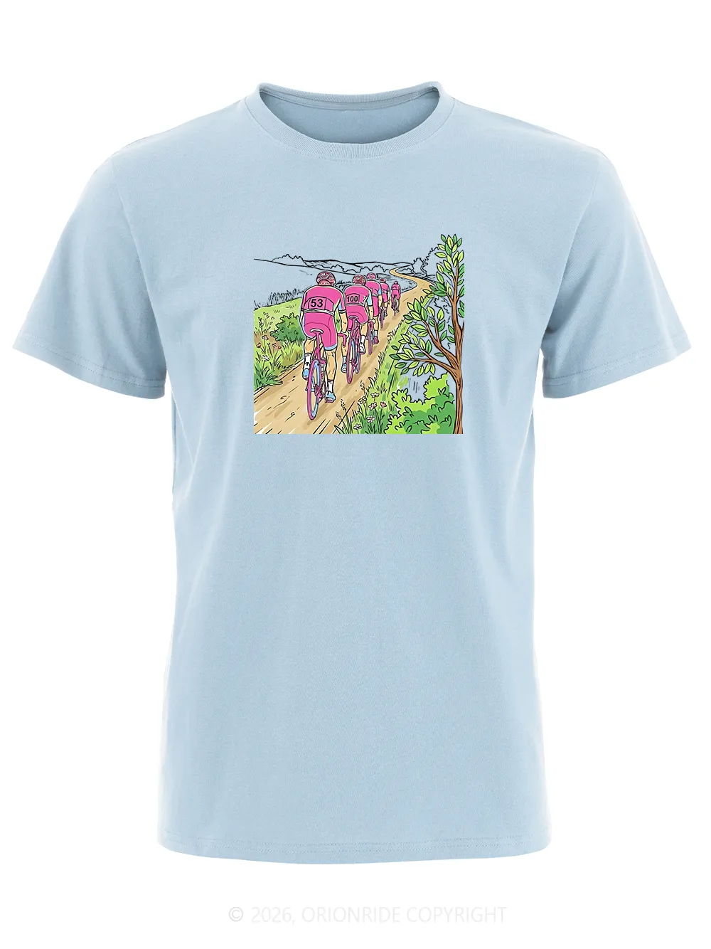 Orionride Ignite Pink Short Sleeves Bike T-Shirt sold by Orionride product image thumbnail 4