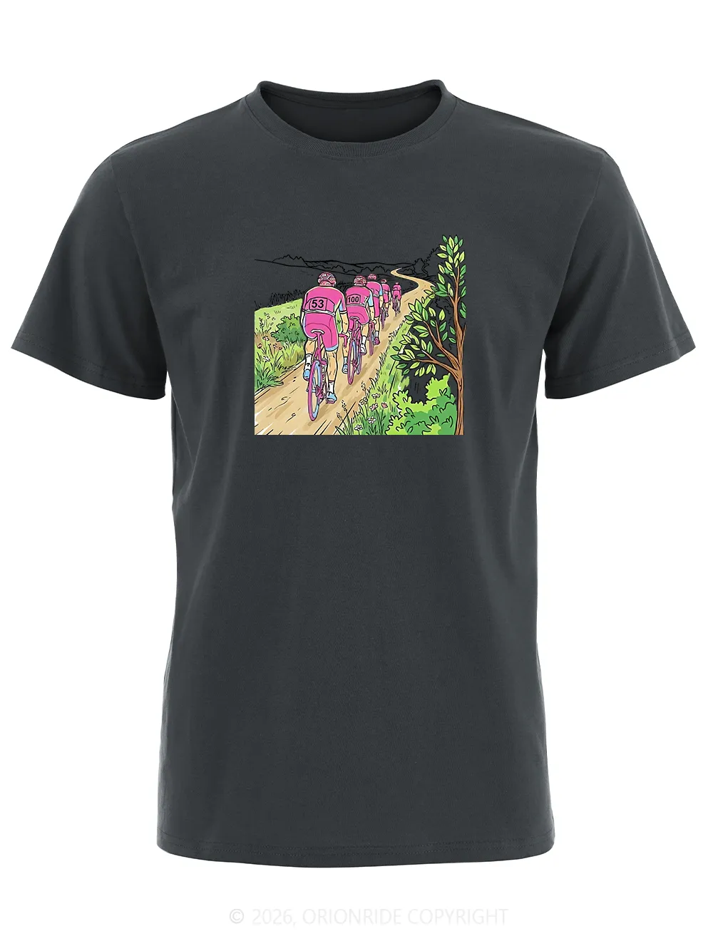 Orionride Ignite Pink Short Sleeves Bike T-Shirt sold by Orionride product image thumbnail 3