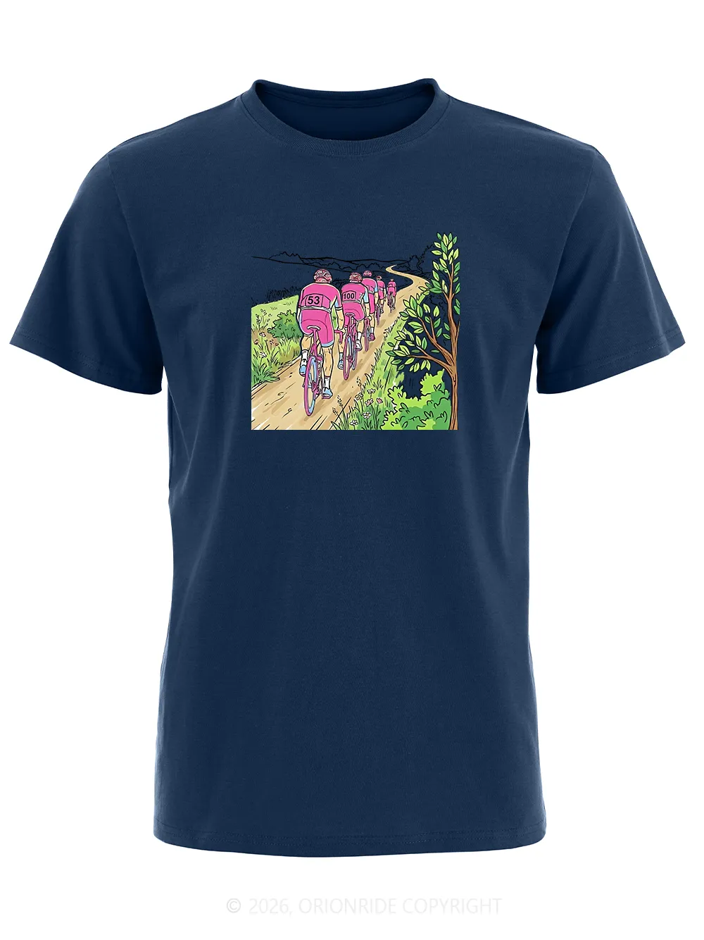 Orionride Ignite Pink Short Sleeves Bike T-Shirt sold by Orionride product image thumbnail 2