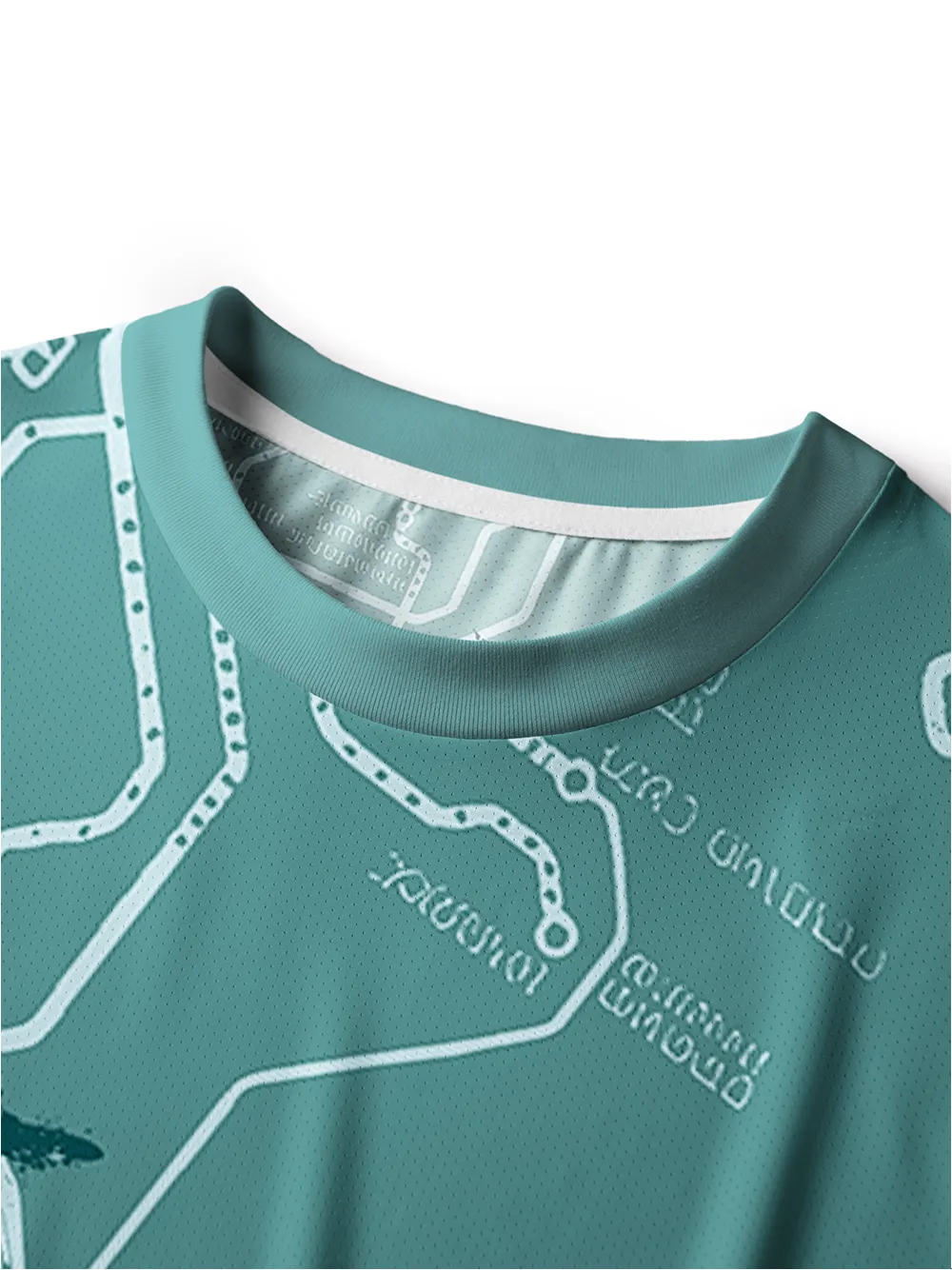 Orionride Green Trail Men's Breathable Short Sleeve Technical Tee sold by Orionride product image thumbnail 4