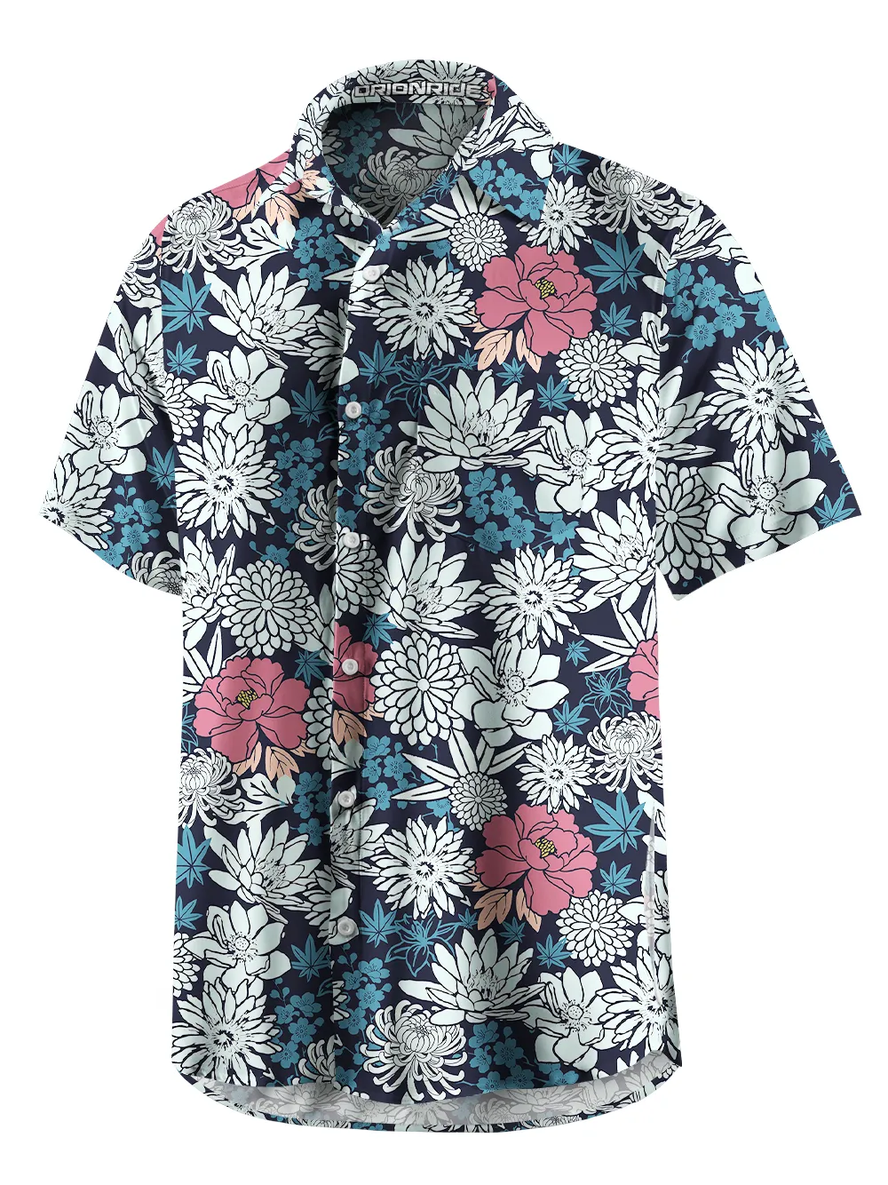 Orionride Floral Fragrance Zipper Pockets Ultra Lightweight Short Sleeves Gravel Shirt sold by Orionride product image thumbnail 2