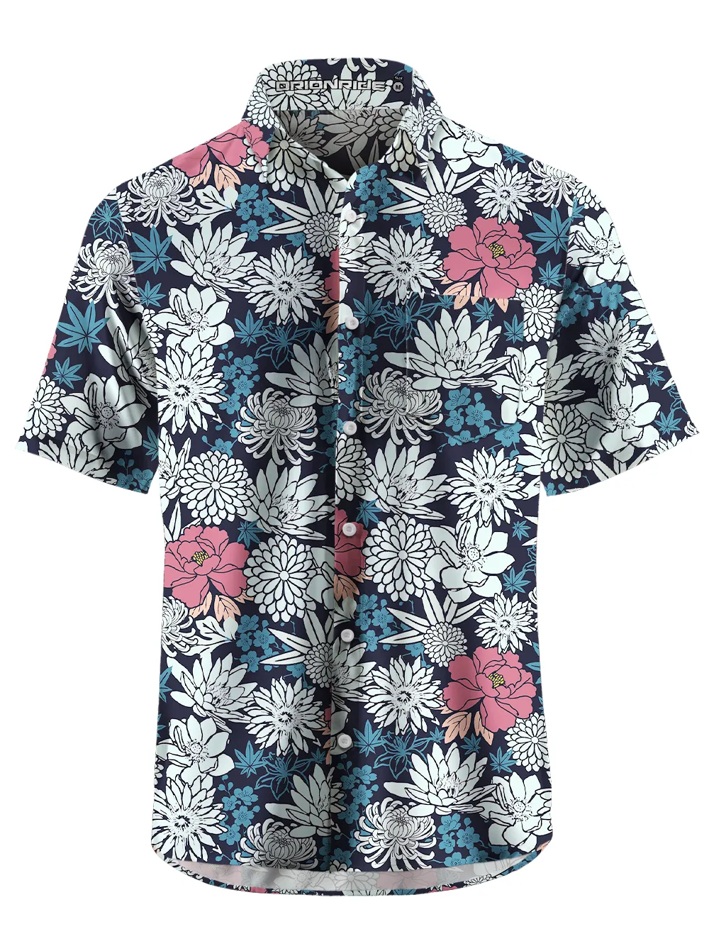 Orionride Floral Fragrance Zipper Pockets Ultra Lightweight Short Sleeves Gravel Shirt sold by Orionride