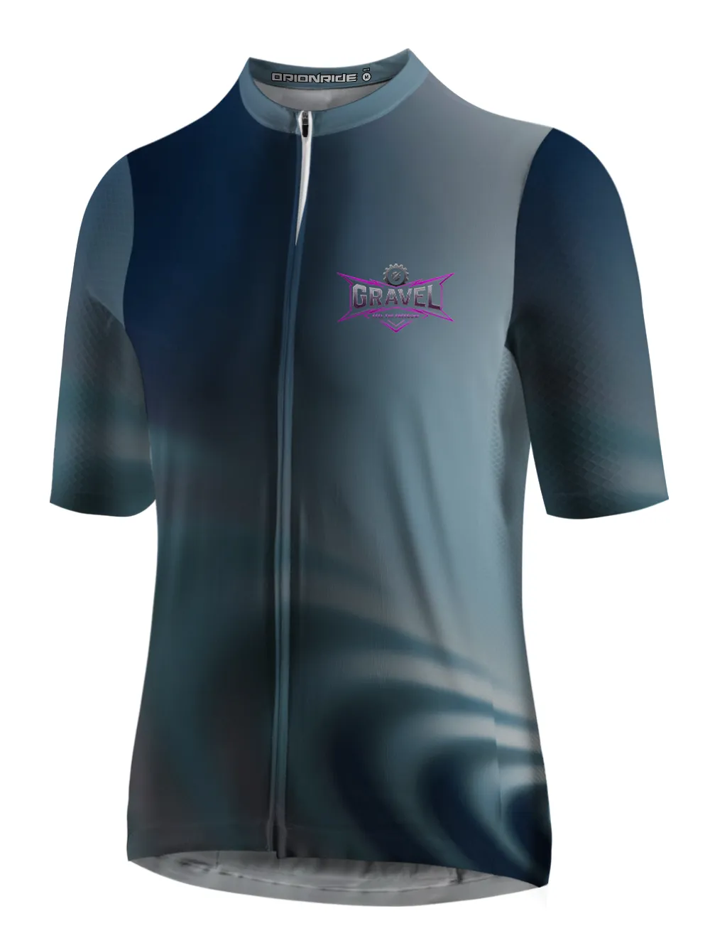 Orionride Gray Emblem Short Sleeves Cycling Jersey sold by Orionride product image thumbnail 2