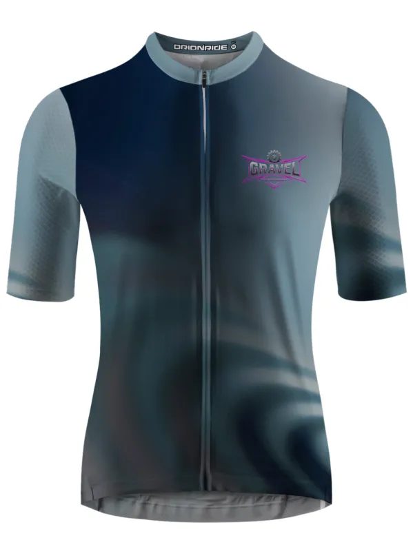 Orionride Gray Emblem Short Sleeves Cycling Jersey made by Orionride