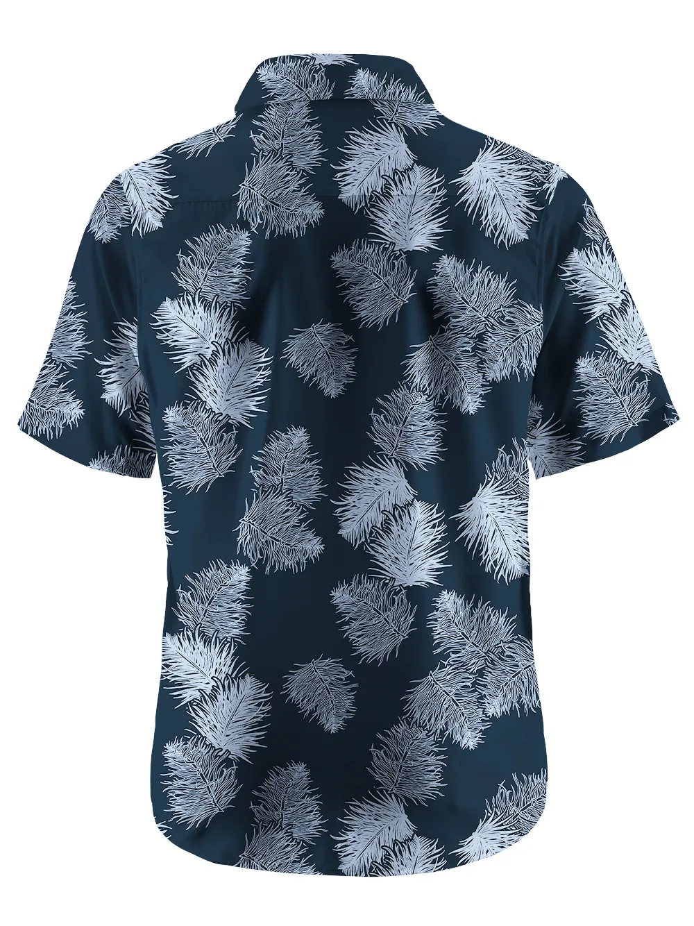 Orionride Line Drawing Of Leaves Zipper Pockets Ultra Lightweight Short Sleeves Gravel Shirt sold by Orionride product image thumbnail 3