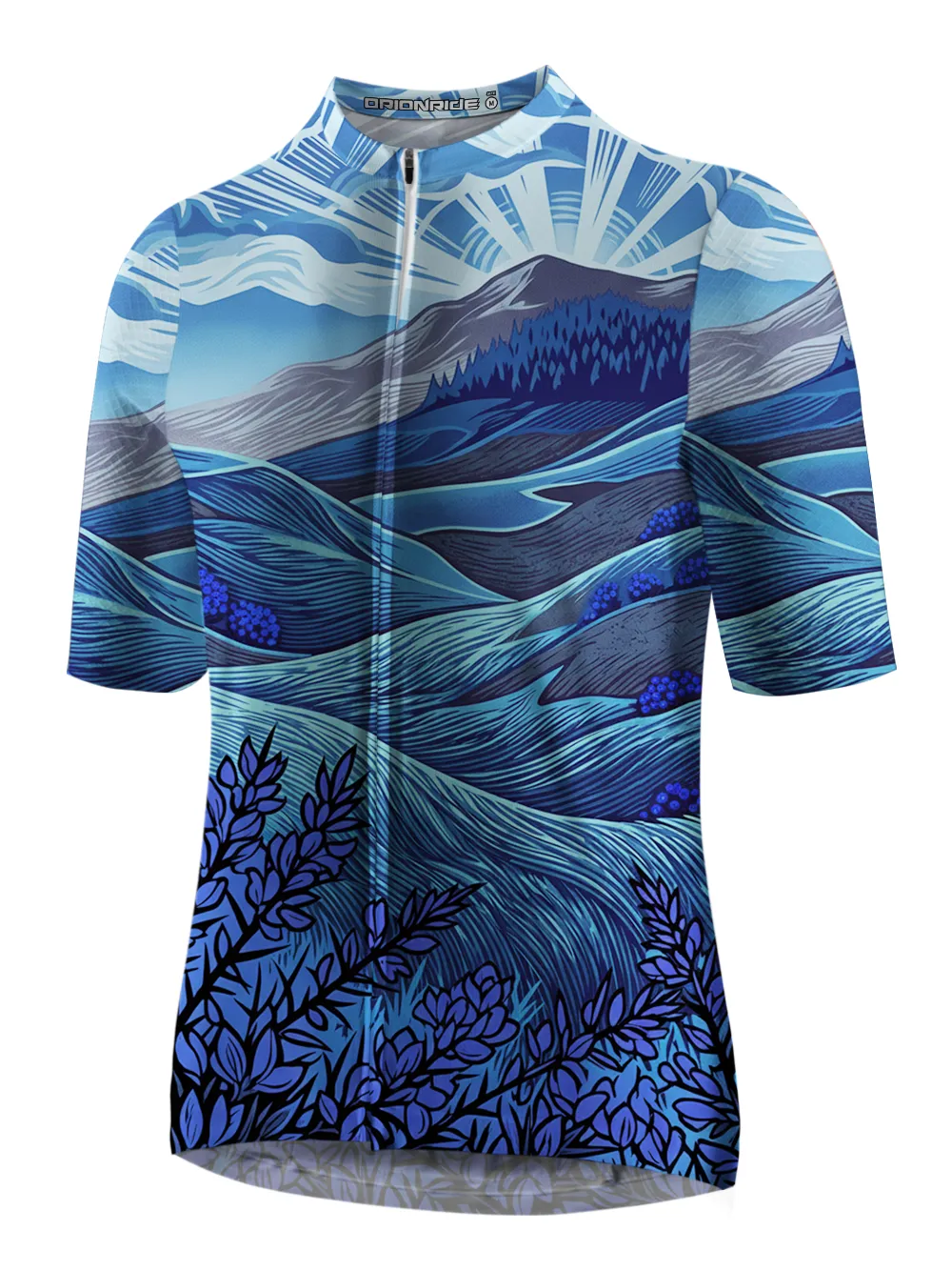 Orionride Azure Fields Short Sleeves Cycling Jersey sold by Orionride product image thumbnail 2