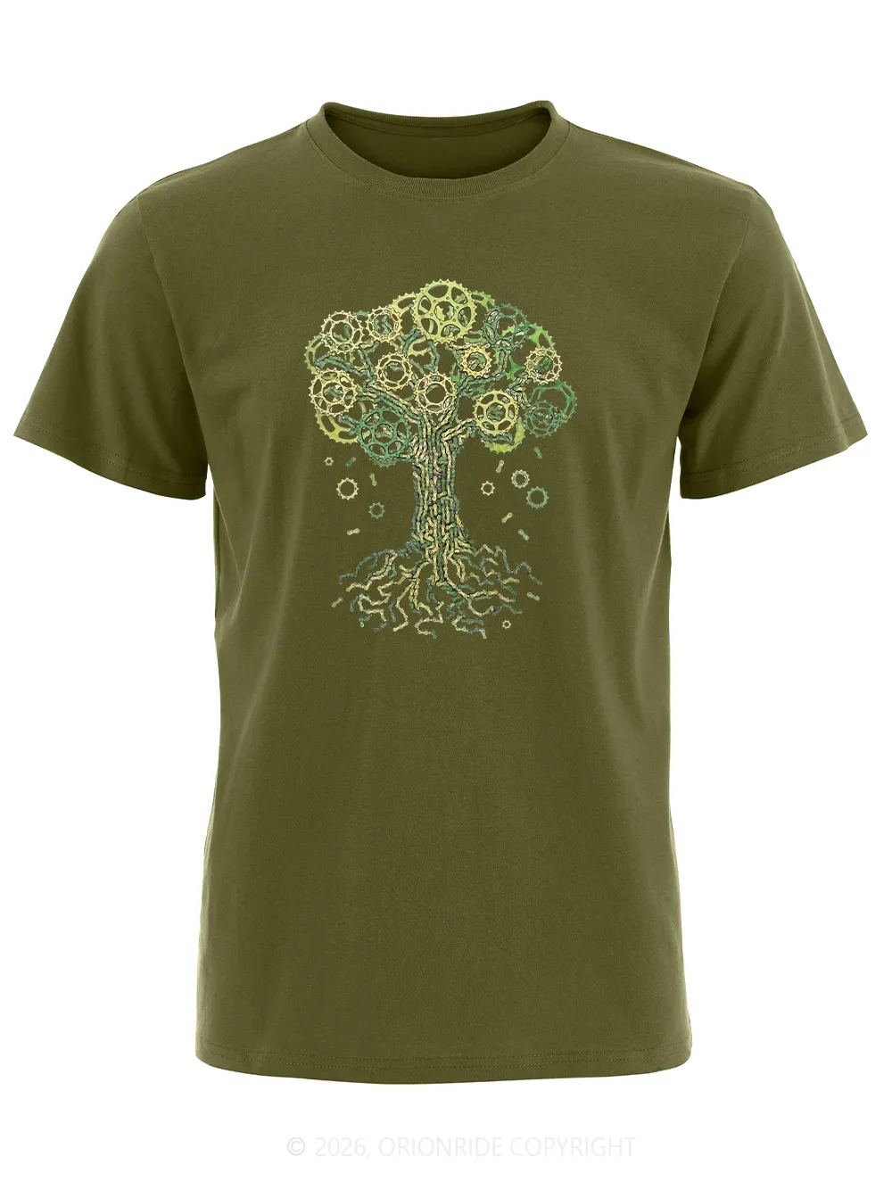 Orionride Gear Tree Short Sleeves Bike T-Shirt sold by Orionride product image thumbnail 5