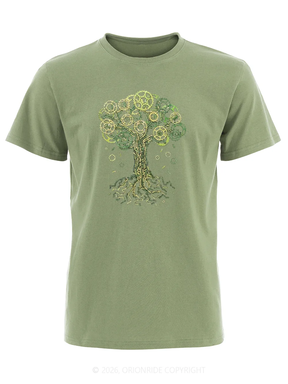 Orionride Gear Tree Short Sleeves Bike T-Shirt sold by Orionride product image thumbnail 4