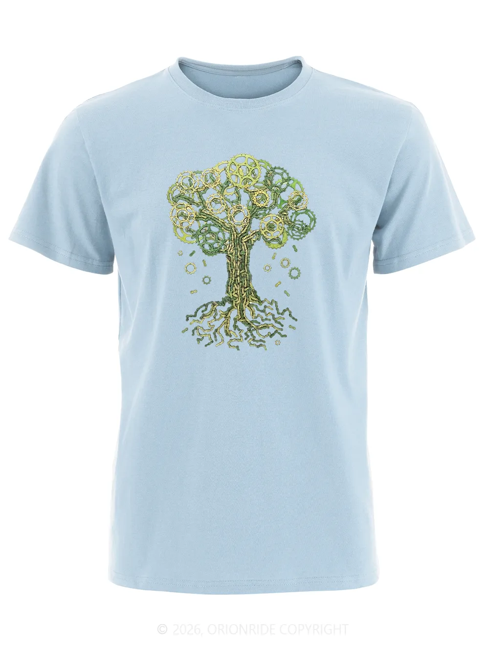 Orionride Gear Tree Short Sleeves Bike T-Shirt sold by Orionride product image thumbnail 3