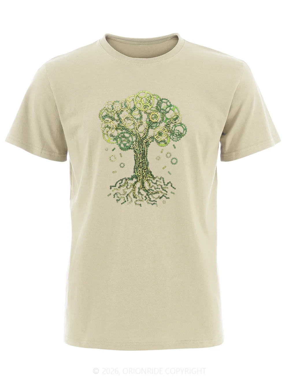 Orionride Gear Tree Short Sleeves Bike T-Shirt sold by Orionride product image thumbnail 2