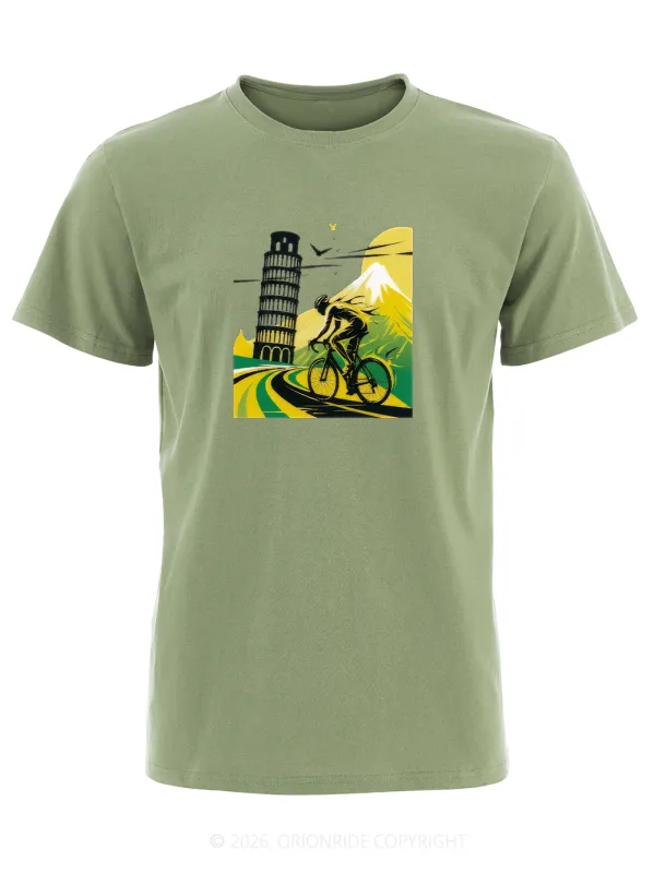 Orionride Explore Italy Short Sleeves Bike T-Shirt made by Orionride