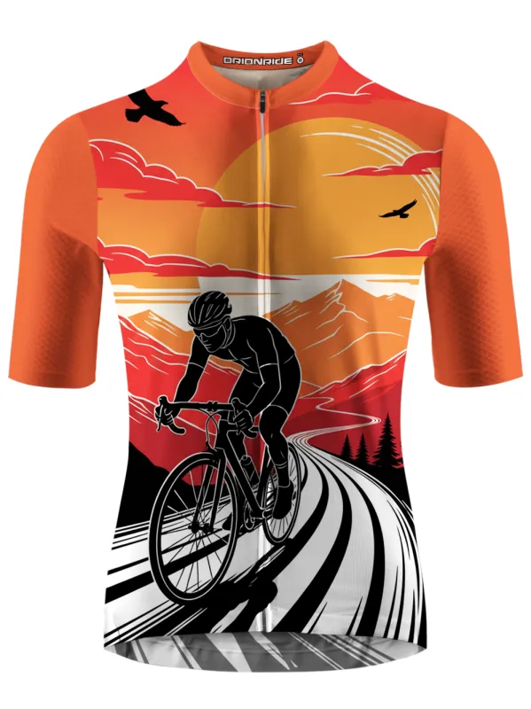 Orionride Under The Blazing Sun Short Sleeves Cycling Jersey made by Orionride