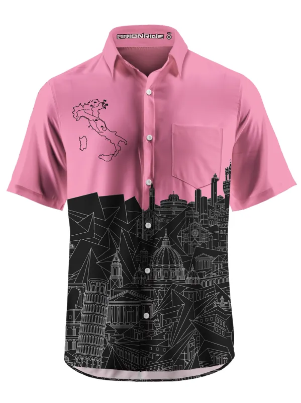 Orionride Italian Night Zipper Pockets Ultra Lightweight Short Sleeves Gravel Shirt made by Orionride