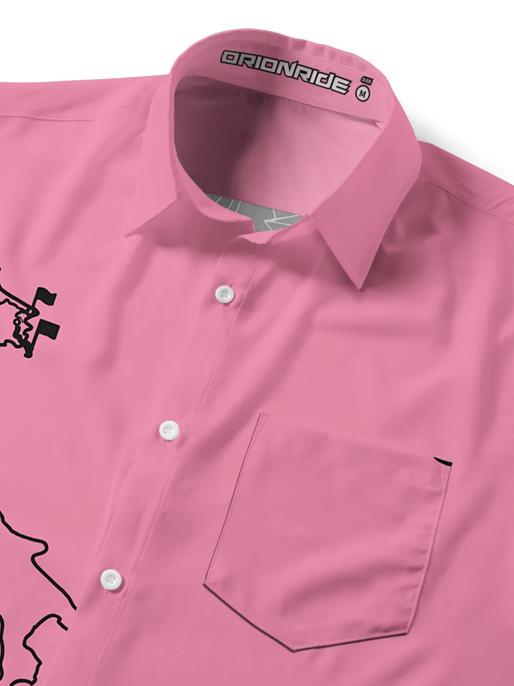 Orionride Italian Night Zipper Pockets Ultra Lightweight Short Sleeves Gravel Shirt sold by Orionride product image thumbnail 4