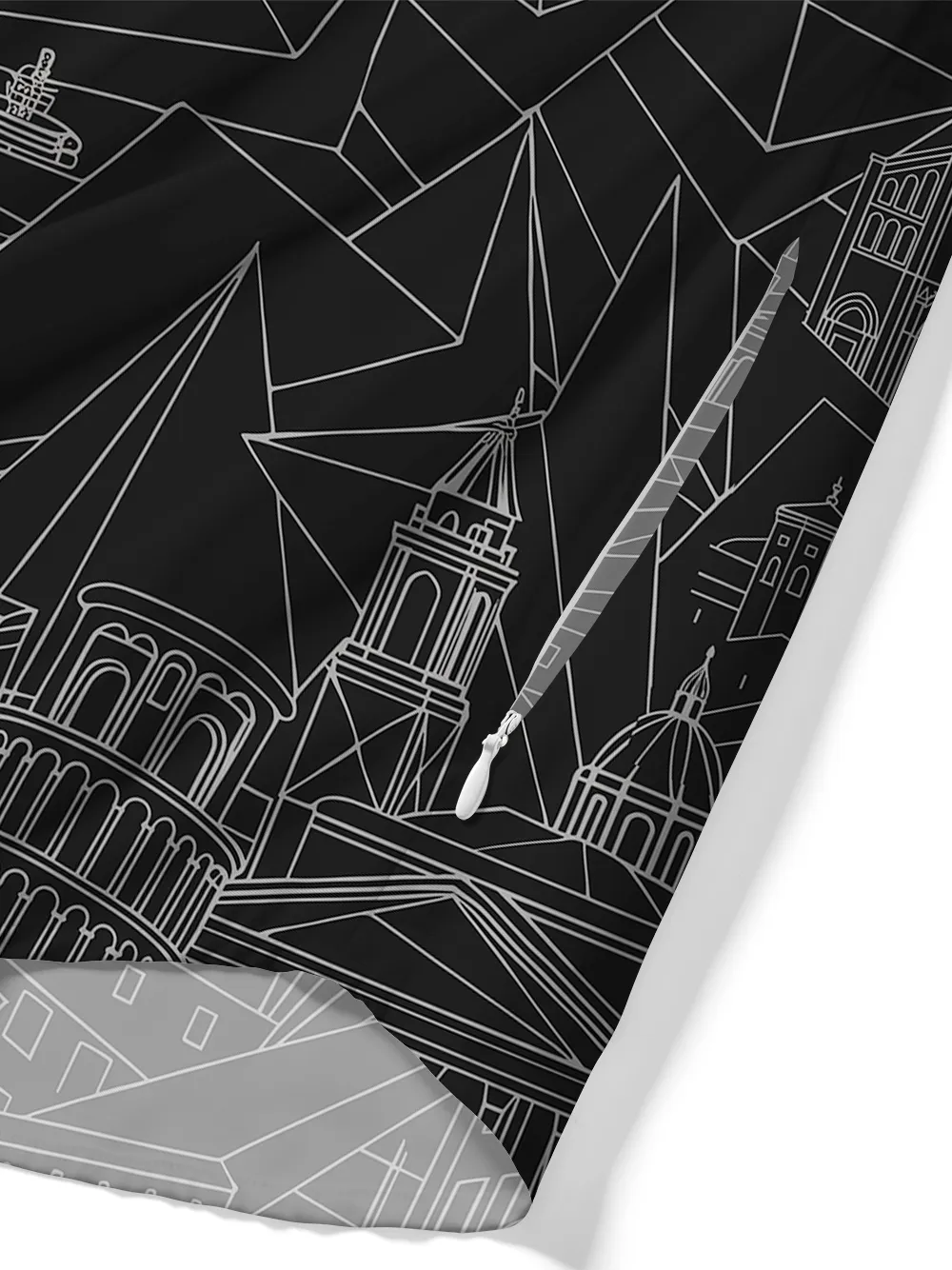 Orionride Italian Night Zipper Pockets Ultra Lightweight Short Sleeves Gravel Shirt sold by Orionride product image thumbnail 5