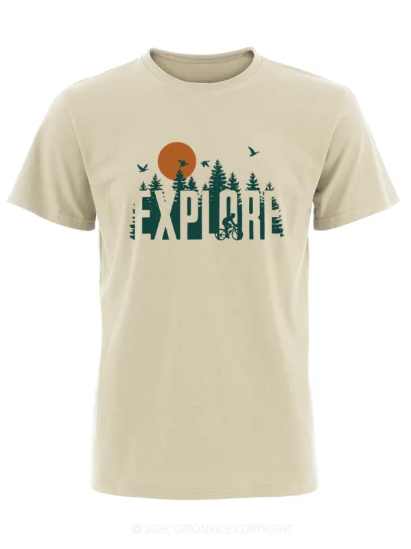 Orionride Cycling Exploration Short Sleeves Bike T-Shirt made by Orionride