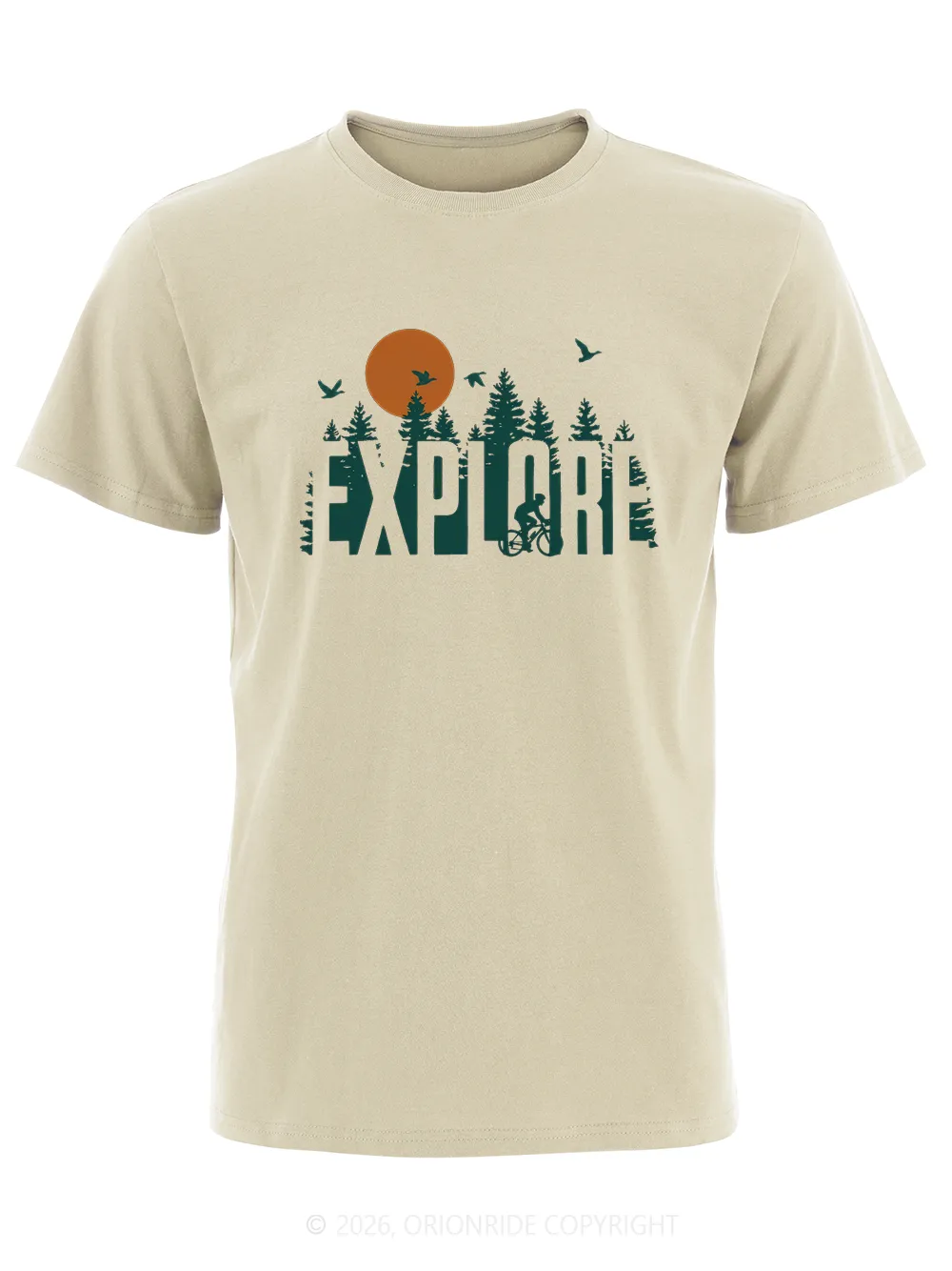 Orionride Cycling Exploration Short Sleeves Bike T-Shirt sold by Orionride
