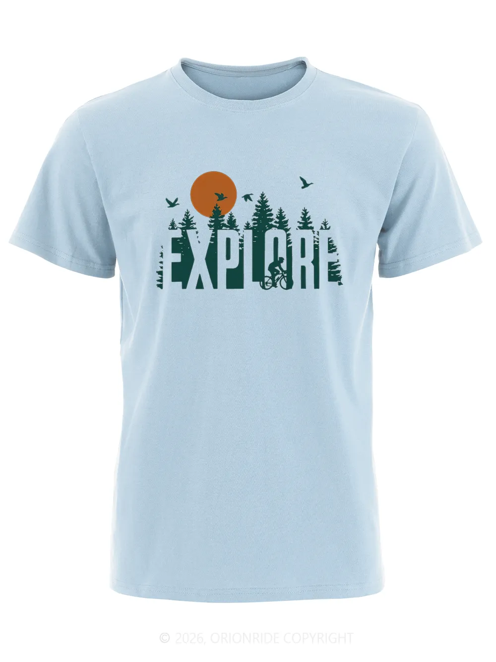 Orionride Cycling Exploration Short Sleeves Bike T-Shirt sold by Orionride product image thumbnail 2